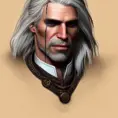 Steampunk portrait of Geralt, Highly Detailed,Intricate,Artstation,Beautiful,Digital Painting,Sharp Focus,Concept Art,Elegant