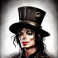 Steampunk portrait of Michael Jackson, Highly Detailed,Intricate,Artstation,Beautiful,Digital Painting,Sharp Focus,Concept Art,Elegant