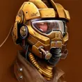 Steampunk portrait of Master Chief, Highly Detailed,Intricate,Artstation,Beautiful,Digital Painting,Sharp Focus,Concept Art,Elegant