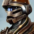 Steampunk portrait of Master Chief, Highly Detailed,Intricate,Artstation,Beautiful,Digital Painting,Sharp Focus,Concept Art,Elegant