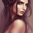 Steampunk portrait of Emily Ratajkowski, Highly Detailed,Intricate,Artstation,Beautiful,Digital Painting,Sharp Focus,Concept Art,Elegant