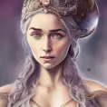 Steampunk portrait of Daenerys Targaryen, Highly Detailed,Intricate,Artstation,Beautiful,Digital Painting,Sharp Focus,Concept Art,Elegant