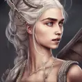 Steampunk portrait of Daenerys Targaryen, Highly Detailed,Intricate,Artstation,Beautiful,Digital Painting,Sharp Focus,Concept Art,Elegant