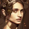 Steampunk portrait of Alicia Vikander, Highly Detailed,Intricate,Artstation,Beautiful,Digital Painting,Sharp Focus,Concept Art,Elegant
