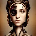 Steampunk portrait of Ex Machina, Highly Detailed,Intricate,Artstation,Beautiful,Digital Painting,Sharp Focus,Concept Art,Elegant