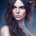 Steampunk portrait of Kendall Jenner, Highly Detailed,Intricate,Artstation,Beautiful,Digital Painting,Sharp Focus,Concept Art,Elegant