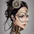 Steampunk portrait of Aeon Flux, Highly Detailed,Intricate,Artstation,Beautiful,Digital Painting,Sharp Focus,Concept Art,Elegant