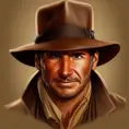 Steampunk portrait of Indiana Jones, Highly Detailed,Intricate,Artstation,Beautiful,Digital Painting,Sharp Focus,Concept Art,Elegant