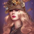 Steampunk portrait of I Dream of Jeannie, Highly Detailed,Intricate,Artstation,Beautiful,Digital Painting,Sharp Focus,Concept Art,Elegant