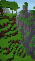 Closeup of a green castle in Minecraft, 4k,3D Rendering,Pixel Art, by Dan Mumford,by Greg Rutkowski,by  WLOP