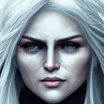 Closeup of Cirilla from The Witcher 3, Highly Detailed,Intricate,Artstation,Digital Painting,Illustration,D&D,Hearthstone,Sharp Focus,Matte,Concept Art,Fantasy,Elegant