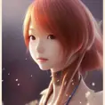 Anime closeup of Yuna, Highly Detailed,Intricate,Artstation,Beautiful,Digital Painting,Sharp Focus,Concept Art,Elegant, by Stanley Artgerm Lau