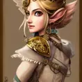 Steampunk portrait of Princess Zelda, Highly Detailed,Intricate,Artstation,Beautiful,Digital Painting,Sharp Focus,Concept Art,Elegant