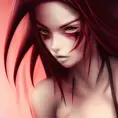 Anime closeup of BloodRayne, Highly Detailed,Intricate,Artstation,Beautiful,Digital Painting,Sharp Focus,Concept Art,Elegant