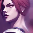 Anime closeup of Commander Shepard, Highly Detailed,Intricate,Artstation,Beautiful,Digital Painting,Sharp Focus,Concept Art,Elegant