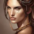 Steampunk portrait of Alessandra Ambrosio, Highly Detailed,Intricate,Artstation,Beautiful,Digital Painting,Sharp Focus,Concept Art,Elegant