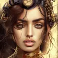 Steampunk portrait of Irina Shayk, Highly Detailed,Intricate,Artstation,Beautiful,Digital Painting,Sharp Focus,Concept Art,Elegant