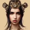 Steampunk portrait of Dua Lipa, Highly Detailed,Intricate,Artstation,Beautiful,Digital Painting,Sharp Focus,Concept Art,Elegant