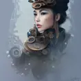 Steampunk portrait of Kailey Hsu, Highly Detailed,Intricate,Artstation,Beautiful,Digital Painting,Sharp Focus,Concept Art,Elegant