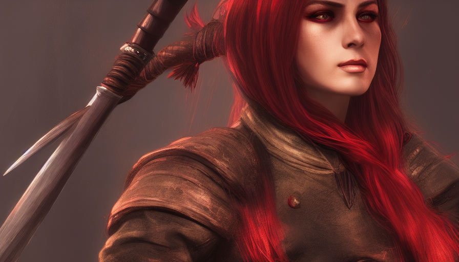 Female rouge assassin in The Witcher Style, 4k,Highly Detailed,Beautiful,Cinematic Lighting,Sharp Focus,Volumetric Lighting,Closeup Portrait,Concept Art