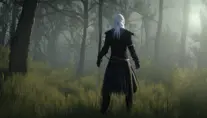 Veiled Assassin in The Witcher 3 style, 8k,Highly Detailed,Artstation,Illustration,Sharp Focus,Unreal Engine,Volumetric Lighting,Concept Art