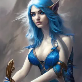 D&D concept art of gorgeous elven woman with blue hair in the style of Stefan Kostic, 8k,High Definition,Highly Detailed,Intricate,Half Body,Realistic,Sharp Focus,Fantasy,Elegant, by Stanley Artgerm Lau,by Luis Ricardo Falero
