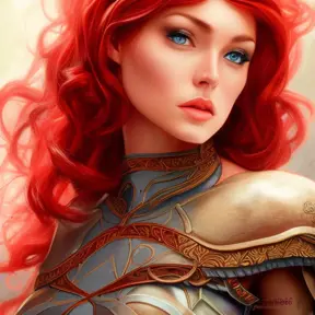 D&D concept art of gorgeous elven woman with red hair in the style of Stefan Kostic, 8k,High Definition,Highly Detailed,Intricate,Half Body,Realistic,Sharp Focus,Fantasy,Elegant, by Stanley Artgerm Lau,by Luis Ricardo Falero