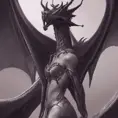 D&D concept art of a gorgeous dragon queen in the style of Stefan Kostic, 8k,High Definition,Highly Detailed,Intricate,Half Body,Realistic,Sharp Focus,Fantasy,Elegant