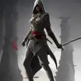 Alluring highly detailed matte portrait of beautiful female assassin wearing Assassin Creed armor in the style of Stefan Kostic, 8k,High Definition,Highly Detailed,Intricate,Half Body,Realistic,Sharp Focus,Fantasy,Elegant