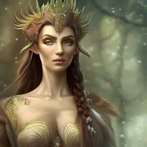 Alluring highly detailed matte portrait of a beautiful elf queen in the style of Stefan Kostic, 8k,High Definition,Highly Detailed,Intricate,Half Body,Realistic,Sharp Focus,Fantasy,Elegant
