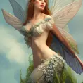 Alluring highly detailed matte portrait of a beautiful winged fairy in the style of Stefan Kostic, 8k,High Definition,Highly Detailed,Intricate,Half Body,Realistic,Sharp Focus,Fantasy,Elegant