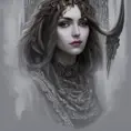 Alluring highly detailed matte portrait of a beautiful sorceress in the style of Stefan Kostic, 8k,High Definition,Highly Detailed,Intricate,Half Body,Realistic,Sharp Focus,Fantasy,Elegant