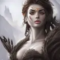 Alluring highly detailed matte portrait of a beautiful fire sorceress in the style of Stefan Kostic, 8k,High Definition,Highly Detailed,Intricate,Half Body,Realistic,Sharp Focus,Fantasy,Elegant