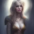 Alluring highly detailed matte portrait of a beautiful lightning sorceress in the style of Stefan Kostic, 8k,High Definition,Highly Detailed,Intricate,Half Body,Realistic,Sharp Focus,Fantasy,Elegant