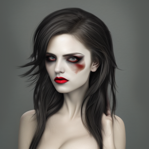 Alluring highly detailed matte portrait of a beautiful winged vampire in the style of Stefan Kostic, 8k,High Definition,Highly Detailed,Intricate,Half Body,Realistic,Sharp Focus,Fantasy,Elegant