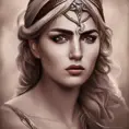 Alluring highly detailed matte portrait of a beautiful badass greek godess in the style of Stefan Kostic, 8k,High Definition,Highly Detailed,Intricate,Half Body,Realistic,Sharp Focus,Fantasy,Elegant