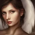 Alluring highly detailed matte portrait of a beautiful angel in the style of Stefan Kostic, 8k,High Definition,Highly Detailed,Intricate,Half Body,Realistic,Sharp Focus,Fantasy,Elegant