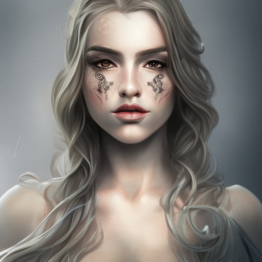 Alluring highly detailed matte portrait of a beautiful Nordic Völva in the style of Stefan Kostic, 8k,High Definition,Highly Detailed,Intricate,Half Body,Realistic,Sharp Focus,Fantasy,Elegant