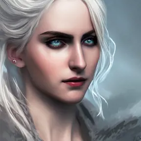 Alluring highly detailed matte portrait of a beautiful Ciri in the style of Stefan Kostic, 8k,High Definition,Highly Detailed,Intricate,Half Body,Realistic,Sharp Focus,Fantasy,Elegant