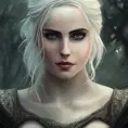 Alluring highly detailed matte portrait of a beautiful Ciri with shimmering hair in the style of Stefan Kostic, 8k,High Definition,Highly Detailed,Intricate,Half Body,Realistic,Sharp Focus,Fantasy,Elegant