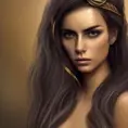 Alluring highly detailed matte portrait of a beautiful Kassandra with shimmering hair in the style of Stefan Kostic, 8k,High Definition,Highly Detailed,Intricate,Half Body,Realistic,Sharp Focus,Fantasy,Elegant