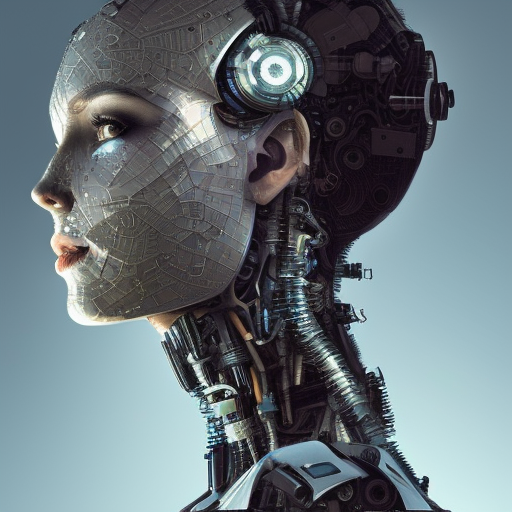 Alluring highly detailed matte portrait of a beautiful ex-machina cyborg in the style of Stefan Kostic, 8k,High Definition,Highly Detailed,Intricate,Half Body,Realistic,Sharp Focus,Fantasy,Elegant