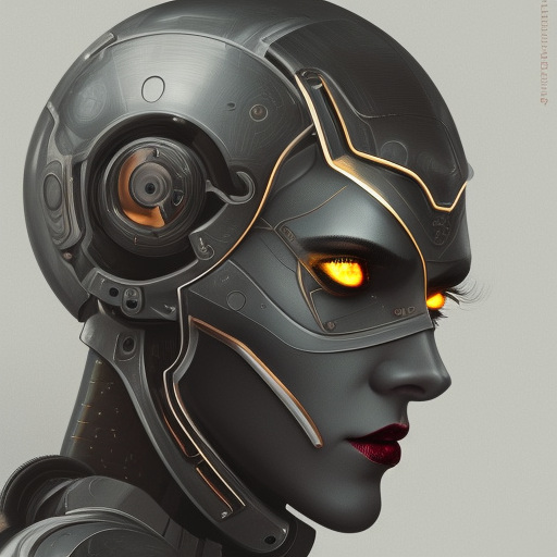 Alluring highly detailed matte portrait of a beautiful Ex-Machina cyborg in the style of Stefan Kostic, 8k,High Definition,Highly Detailed,Intricate,Half Body,Realistic,Sharp Focus,Fantasy,Elegant