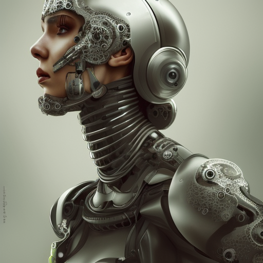 Alluring highly detailed matte portrait of a beautiful Ex-Machina cyborg in the style of Stefan Kostic, 8k,High Definition,Highly Detailed,Intricate,Half Body,Realistic,Sharp Focus,Fantasy,Elegant
