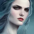 Alluring highly detailed matte portrait of a beautiful wraith in the style of Stefan Kostic, 8k,High Definition,Highly Detailed,Intricate,Half Body,Realistic,Sharp Focus,Fantasy,Elegant