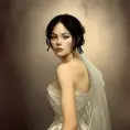 Cassandra cain in a wedding dress, riot entertainment, Realistic, Artgerm, Concept Art, Portrait, by Alphonse Mucha, Greg Rutkowski
