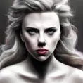 scarlett johansson, colorful painting on grey scale face, powerful, magic, thunders, dramatic lighting, intricate tattoos, wild, highly detailed, digital painting, artstation, concept art, smooth, sharp focus, illustration, art by artgerm and greg rutkowski and alphonse mucha, footage, 4k, Hyper Detailed