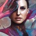 Natalie Portman, colorful painting on grey scale face, powerful, magic, thunders, dramatic lighting, intricate tattoos, wild, highly detailed, digital painting, artstation, concept art, smooth, sharp focus, illustration, art by artgerm and greg rutkowski and alphonse mucha, footage, 4k, Hyper Detailed