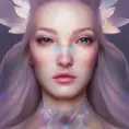 Perfectly feminine face portrait of a divine holy nature fairy creature, 8k, Hyper Detailed, Intricate, Digital Painting, Sharp Focus, Volumetric Lighting, Concept Art by Stanley Artgerm Lau