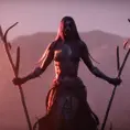 Goddess of death in Elden Ring style, 8k, Octane Render, Unreal Engine